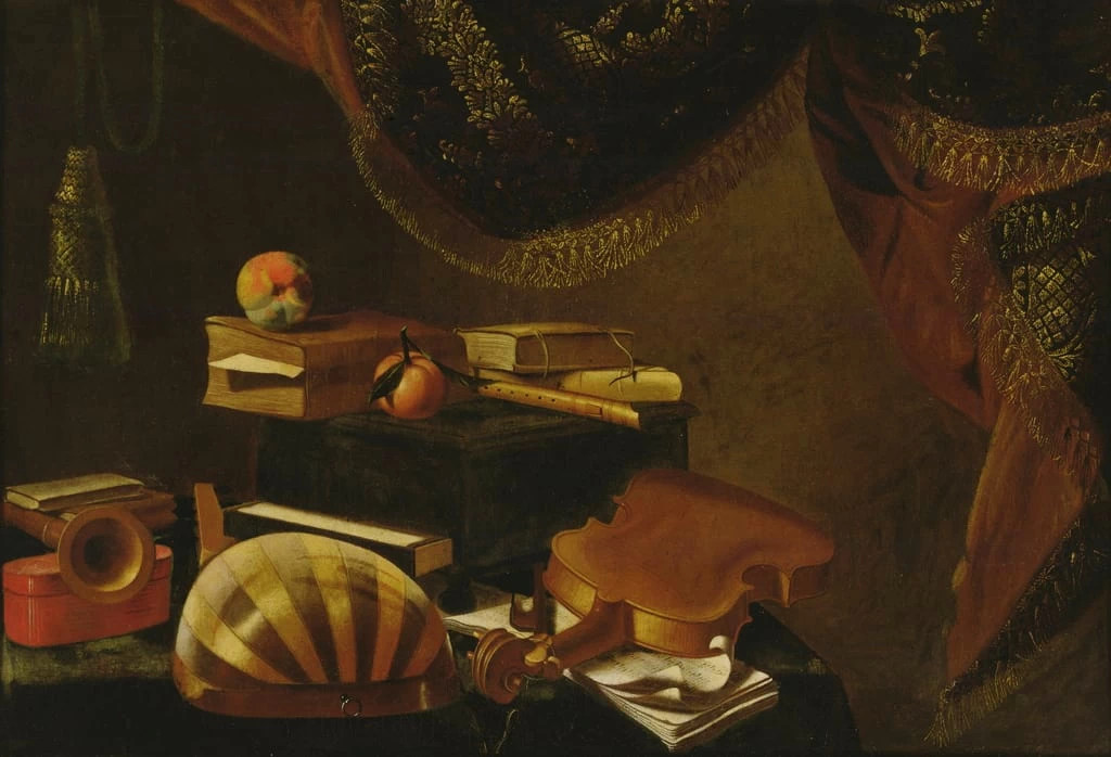 Natura morta con strumenti musicali - Pinacoteca Brera, Milano